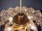 Lampadario in cristallo placcato in oro di Kinkeldey, Germania, anni '60, Immagine 8