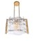 Gold Plated Nastri Murano Glass Chandelier from Venini, Italy, Image 10