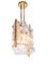 Gold Plated Nastri Murano Glass Chandelier from Venini, Italy, Image 2