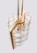 Gold Plated Nastri Murano Glass Chandelier from Venini, Italy 5