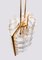 Gold Plated Nastri Murano Glass Chandelier from Venini, Italy, Image 5