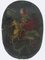 19th Century European Painted Wooden Oval Box with Saint George & the Dragon 2