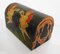 19th Century European Folk Art Painted Wooden Dome Top Box, Image 2