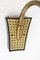 Mid-Century Modern Perforated Enameled Brass Wall Sconces, Set of 2 6