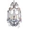 Florentine Crystal and Wrought Iron Lantern from BF Art, Italy 1