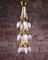 Enamel Brass Chandelier, 1950s, Italy 2