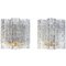 Apliques alemanes con tubos de cristal de Murano de Doria, años 60. Juego de 2, Imagen 1