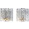 German Wall Sconces with Murano Glass Tubes from Doria, 1960s, Set of 2 1