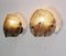 German Wall Sconces in Amber Murano Glass & Brass, 1960s, Set of 2 3