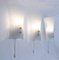 German Wall Sconces in Murano Glass & Nickel, 1960s, Set of 3 6