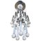 Italy Sputnik Cascade Chandelier in Crystal Balls & Chrome by Gaetano Sciolari, 1970s 1