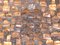 Lampada da parete scultorea a mosaico, anni '60, Immagine 3