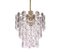Cascade Chandelier in Faceted Crystal Prisms & Brass, 1960s, Germany, Image 4