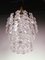 Kaskadierender Kronleuchter aus facettierten Kristallglas Prismen & Messing, 1960er 5