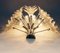 Large Wall Sconce with Murano Flowers & Chrome from Venini, Italy 1960s, Image 5