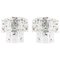 Faceted Crystal & Chrome Wall Sconces from Kinkeldey, Germany 1960s, Set of 2, Image 1