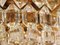 Lampadario grande ad incasso in cristallo ed ottone di Lobmeyr / Bakalowits & Sons, Immagine 4