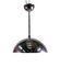 Dome Pendant Light in Glass & Chrome, 1970s, Germany, Image 4