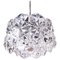 Sputnik Chandelier in Crystal Glass & Chrome from Kinkeldey, Germany, 1960s 1