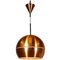 Mid-Century Modern Copper Pendant Lamp, 1960s, Denmark 1