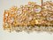 Lampadario in cristallo Swarovski e ottone dorato a 24k di Palwa, Germania, anni '70, Immagine 5