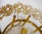 Lampadario Palwa in cristallo Swarovski e ottone dorato 24k, anni '70, Germania, Immagine 5
