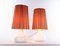 White Holmegaard Glass Table Lamps by Kyllä Svanlund, 1960s, Denmark, Set of 2 9