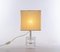 Murano Ice Glass Cube Table Light by Albano Poli / Poliarte, 1960s 8