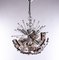 Chandelier in Smoked Murano Glass & Chrome from Fontana Arte, 1960s, Italy 10