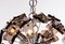 Chandelier in Smoked Murano Glass & Chrome from Fontana Arte, 1960s, Italy 5