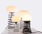 Lampada da tavolo Spirale in vetro e placcata in cromo di Ingo Maurer per Design M, 1965, Immagine 6