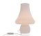 Lámpara de mesa Mushroom en forma de hongo de cristal de Murano blanco de De Majo, años 60, Imagen 10