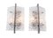 Wall Lights in Faceted Crystal & Nickel, 1960s, Austria, Set of 3 2