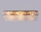 Large Flush Mount Chandelier in Crystal & Nickel from Lobmeyr / Bakalowits & Sons 4