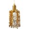 Palwa Small Bubble Chandelier in Crystal Glass & Gilt Brass, 1960s, Germany 1