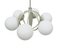 Molecular Satellite Chandelier with 6 White Glass Globes, 1960s, Germany, Image 2