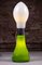 Lámpara de pie Lipstick en verde y blanco de Carlo Nason, años 60, Italy, Imagen 5