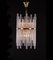 German Chandelier with Glass Rods & Brass from Palwa, 1960s, Image 4