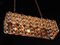 German Chandelier in Crystal & Gilt Brass by Christoph Palme for Palwa, 1960s 8