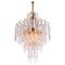 German Chandelier with Crystal Rods & Gilt Brass by Christoph Palme for Palwa, 1960s 1