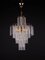 German Chandelier with Crystal Rods & Gilt Brass by Christoph Palme for Palwa, 1960s 8