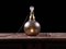 Lámpara de mesa alemana de cristal de Murano ámbar y latón de Peill & Putzler, años 60, Imagen 8