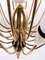 Austrian Monumental Sputnik Chandelier in Enamel & Brass from Kalmar, 1950s, Image 6