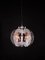 Italian Pendant Lamp in Murano Glass & Chrome by Carlo Nason for Mazzega, 1960s 8