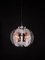 Italian Pendant Lamp in Murano Glass & Chrome by Carlo Nason for Mazzega, 1960s, Image 8