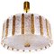 Bronze Drum Chandelier in Murano Glass from Kalmar, Image 1