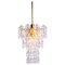 Italian Chandelier in Crystal & Brass by Gaetano Sciolari, 1960s, Image 1