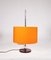 Lampade da tavolo regolabili arancioni di Staff Leuchten, Germania, anni '60, set di 2, Immagine 3