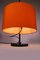 Verstellbare Tischlampen in Orange von Staff Leuchten, Germany, 1960er, 2er Set 4