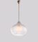 German Patmos Tulip Pendant Lamp in Crystal Glass from Peill & Putzler, 1960s 3